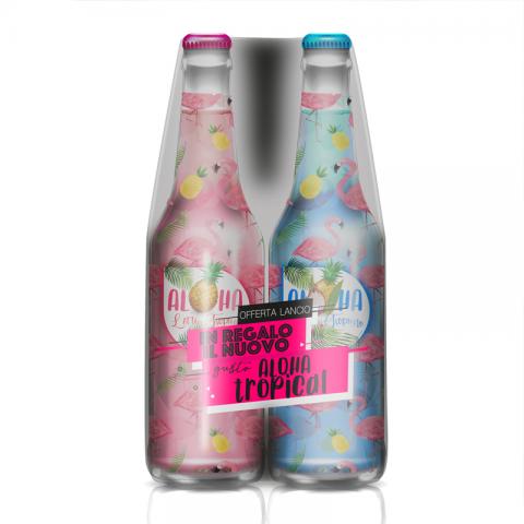 Sleeve promozionale bi-pacco promozionale bipacco beverage