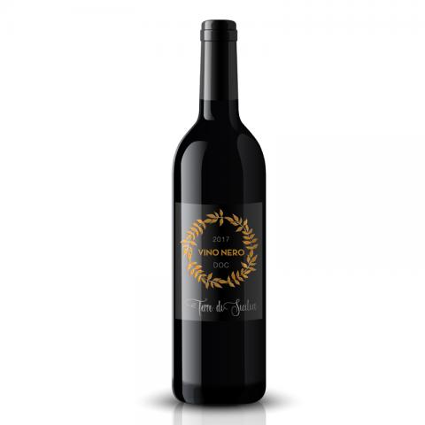 Etichetta Cold e Hot foil per bottiglie Decoro etichetta foil whine