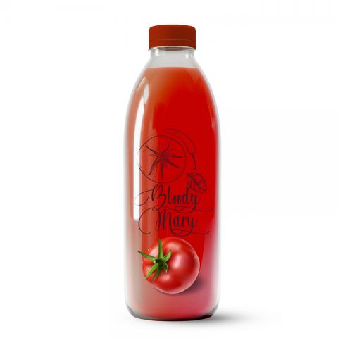Etichetta PP no label look beverage Decoro no label look beverage