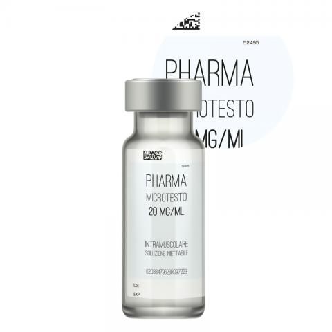 Etichetta con microtesto sicurezza etichetta microtesto pharma