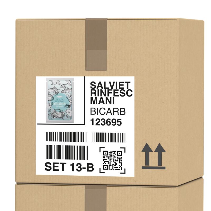 Etichetta logistica cosmetica