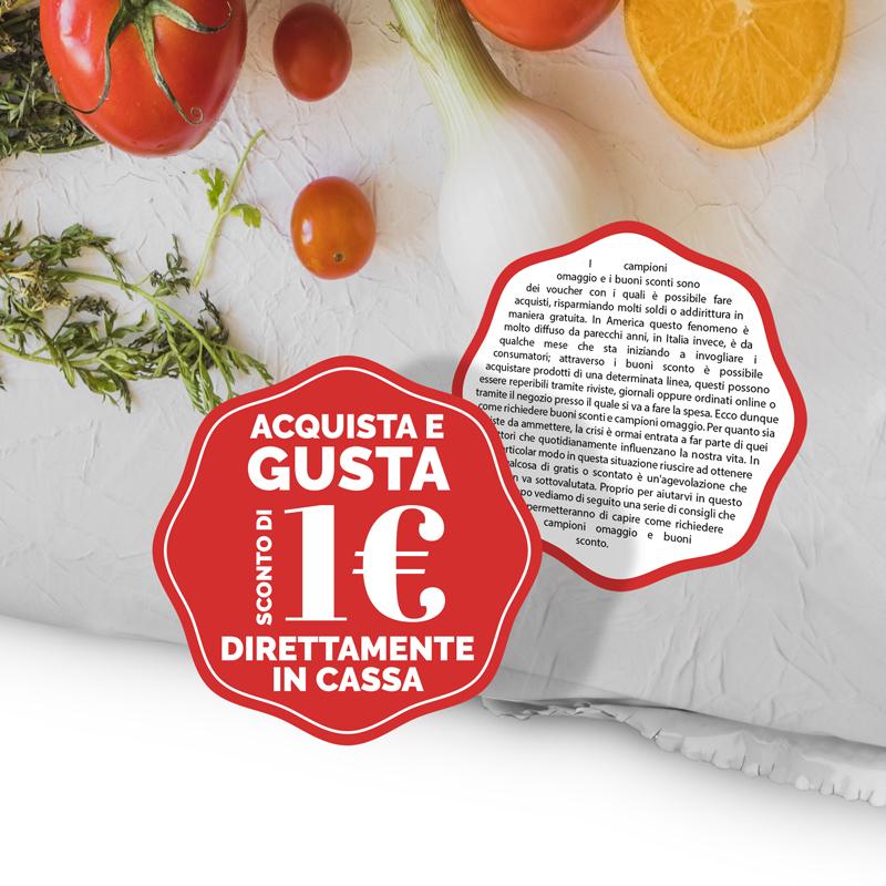 promozionale etichetta dry peel